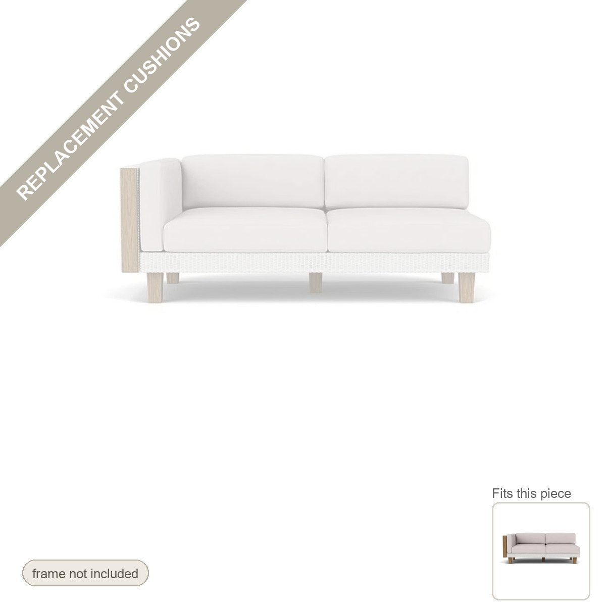Cushions: Replacement Cushions For Catalina Sunbrella Settee