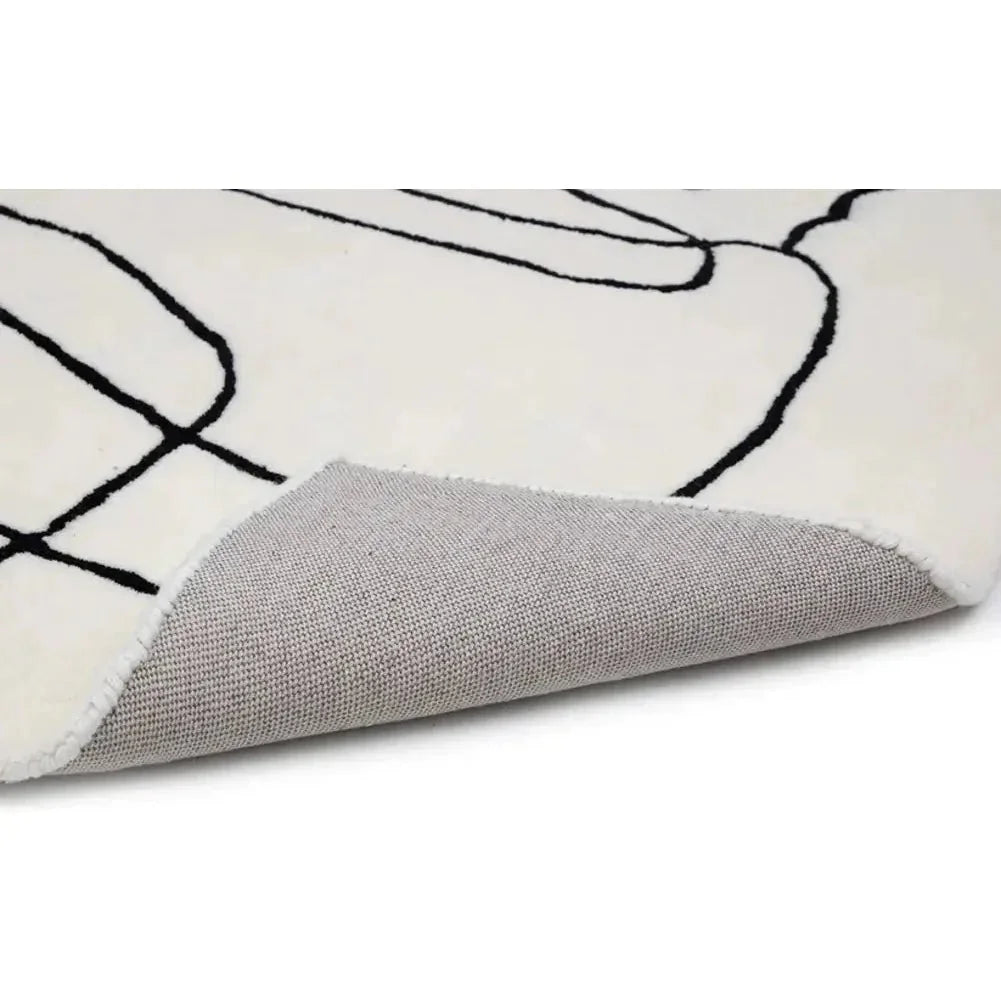 Tilda Hand -Tufted Ivory Rug -- ivory