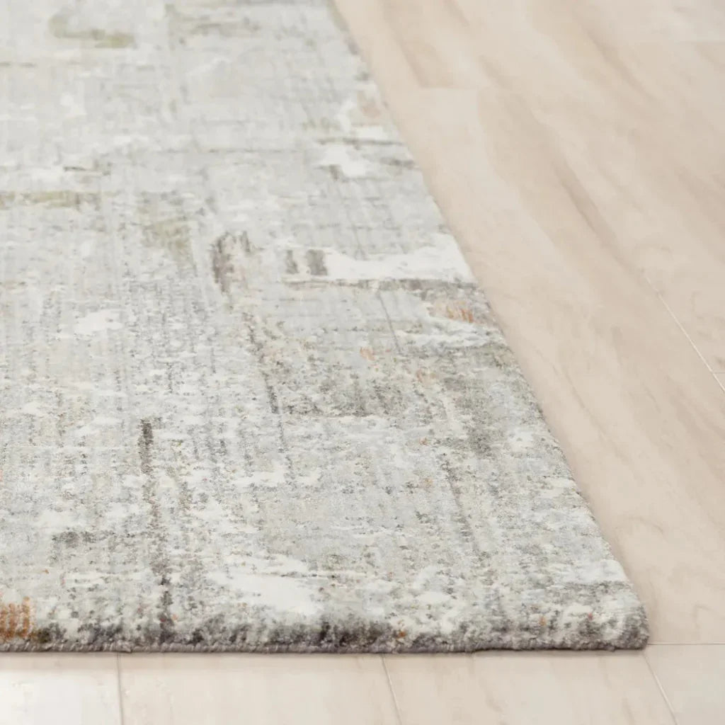 Alke Abstract Gray Large Area Rugs For Living Room -- gray