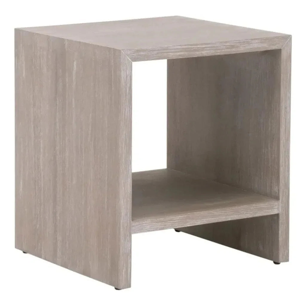 Dovetail Wooden Square End Table