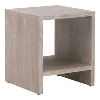 Dovetail Wooden Square End Table