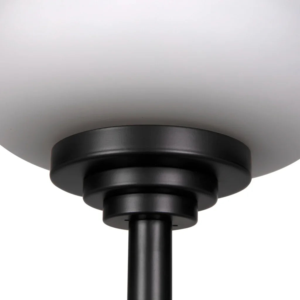 Charlotte Industrial Steel Black Table Lamp -- view 5