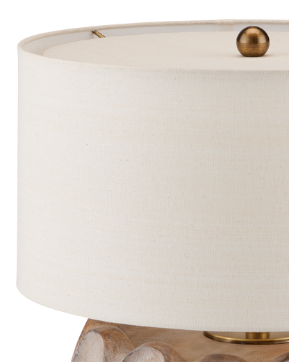 Weststrand Composite and Metal Grey Table Lamp