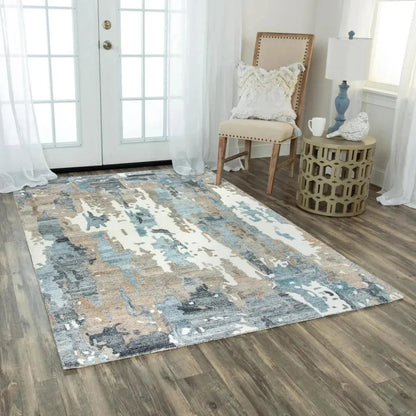 Cabi Abstract Sand Area Rugs For Living Room -- sand