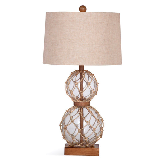 Seaside Glass Brown Table Lamp