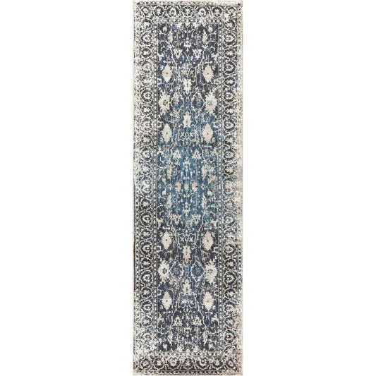 Doos Oriental Distress Brown Kitchen Hallway Runner Rug