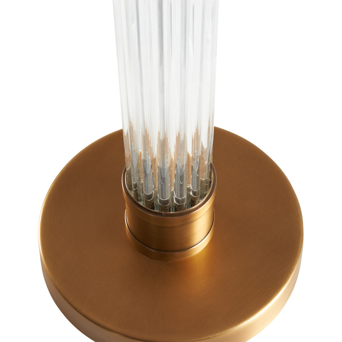 Wildwood Andrews Vertical Crystal Rods Base Table Lamp