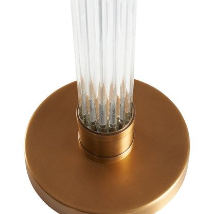 Wildwood Andrews Vertical Crystal Rods Base Table Lamp