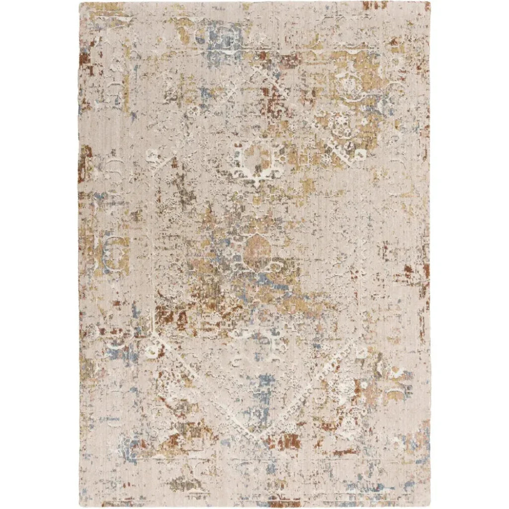 Cama Abstract Beige/ Multi Large Area Rugs - LOOMLAN - LOOMLAN - Area Rugs