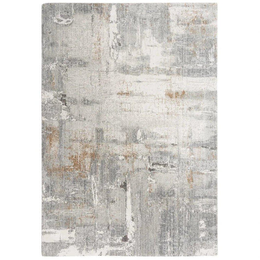 LOOMLAN Alya Abstract Gray Large Area Rugs
