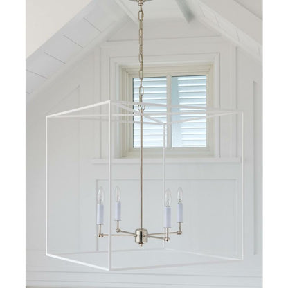 Wildwood Avalon Clean White Finish Hanging Chandelier