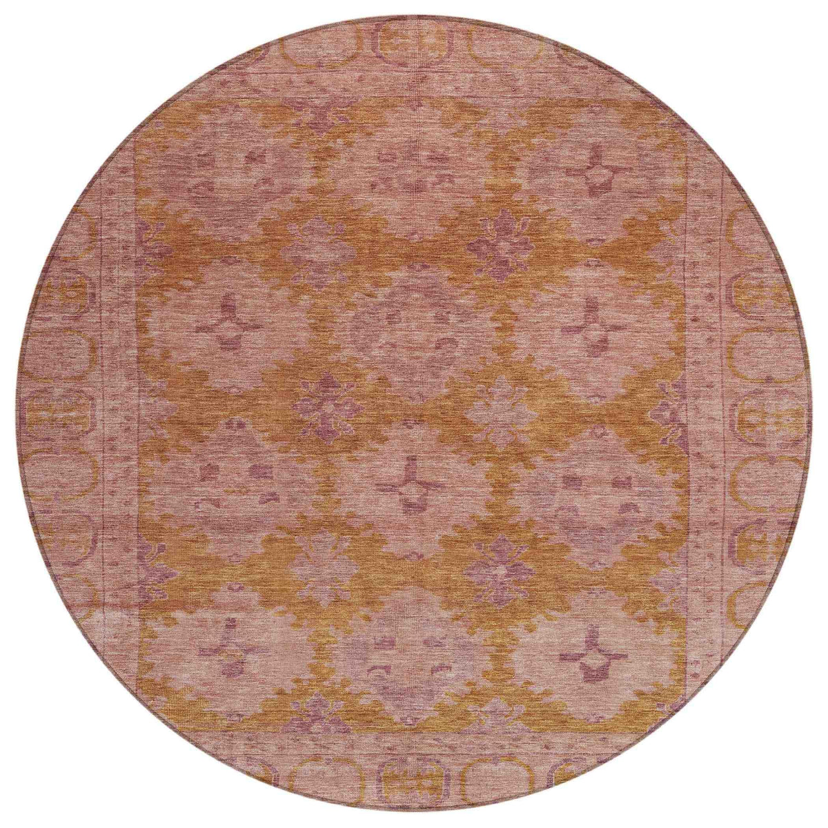 Jaelora Pink Washable Indoor-Outdoor Rug