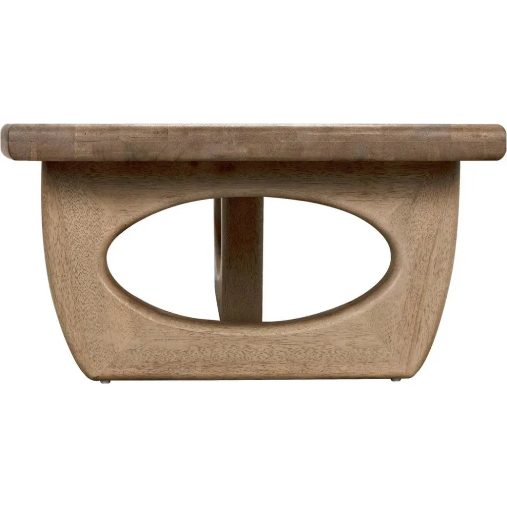 Douglas Rectangular Wood Coffee Table -- view 9