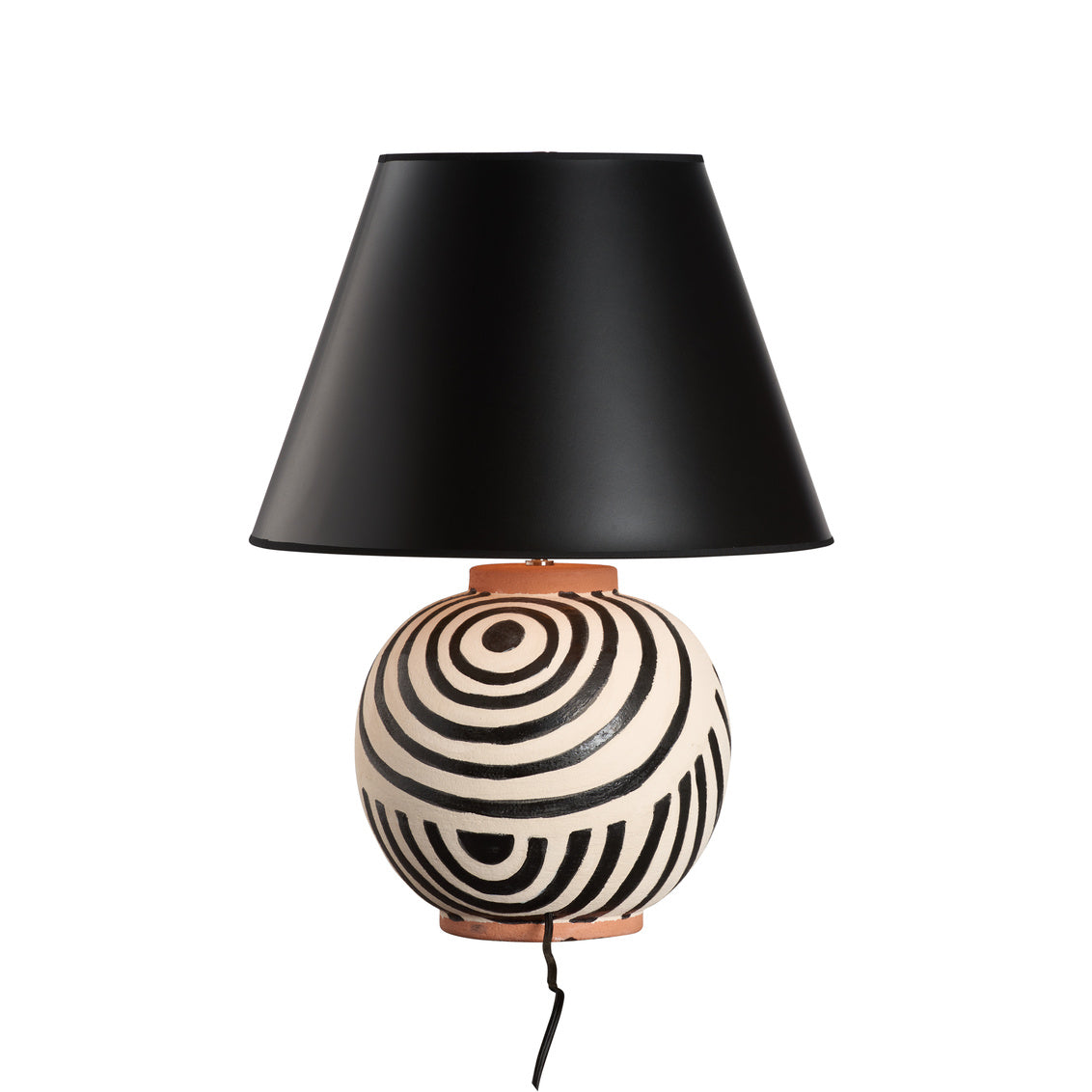 Wildwood Luca Hand Painted Terracotta Table Lamp