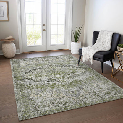 Jaelien Aloe Washable Indoor-Outdoor Rug -- view 2