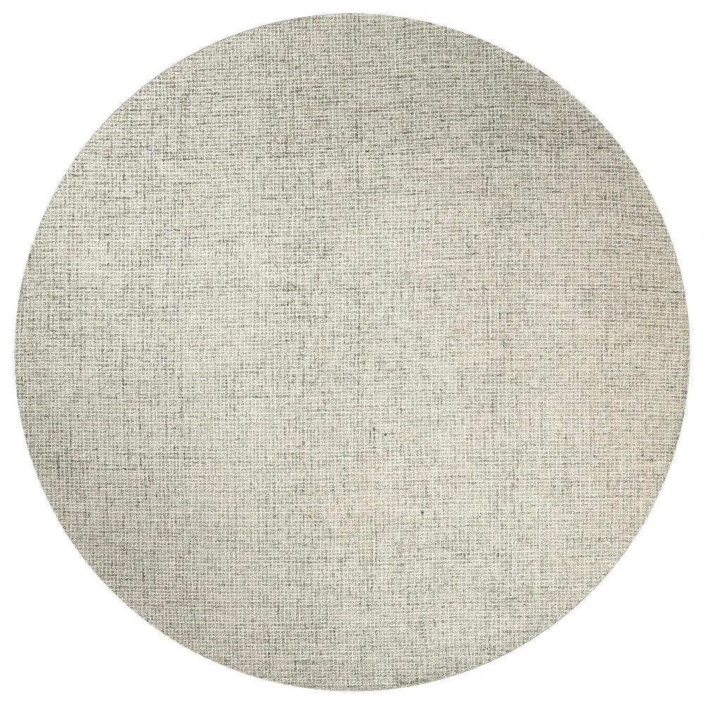 Cenn Beige Round Area Rugs For Dining Room