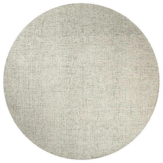 Cenn Beige Round Area Rugs For Dining Room