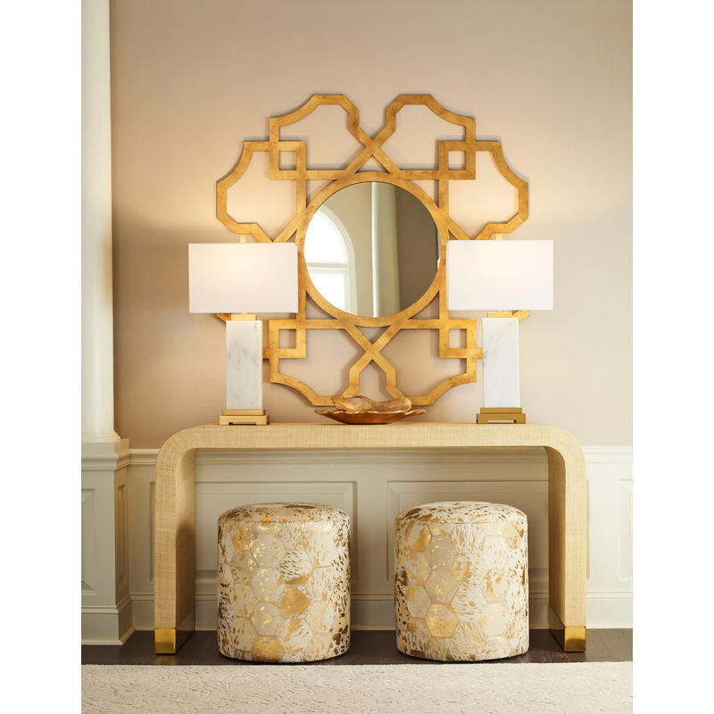Chelsea House Kennedy Rectangular Modern Marble Table Lamp