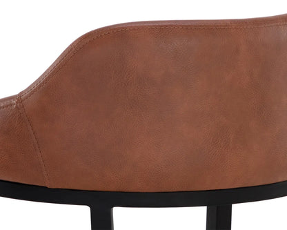 Astra Leather Upholstered Counter Stool