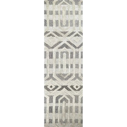 Clap Geometric Gray Large Area Rugs For Living Room - LOOMLAN - LOOMLAN - Area Rugs