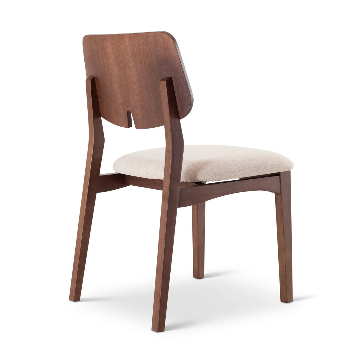 Beth Woven Fabric Armless Dining Chair -- view 5