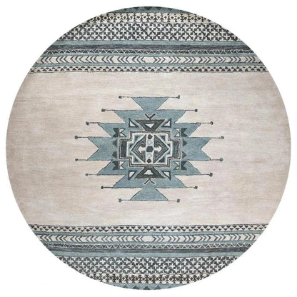 Deme Wool Blue Hallway Kitchen Runner Rug - LOOMLAN - LOOMLAN - Area Rugs