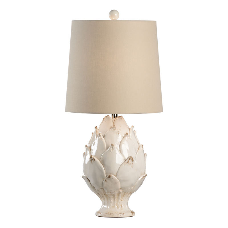 Chelsea House Artichoke White Rustic Italian Charm Table Lamp
