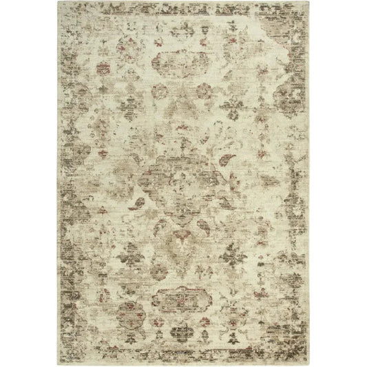 LOOMLAN Bacs Medallion Beige Large Area Rugs