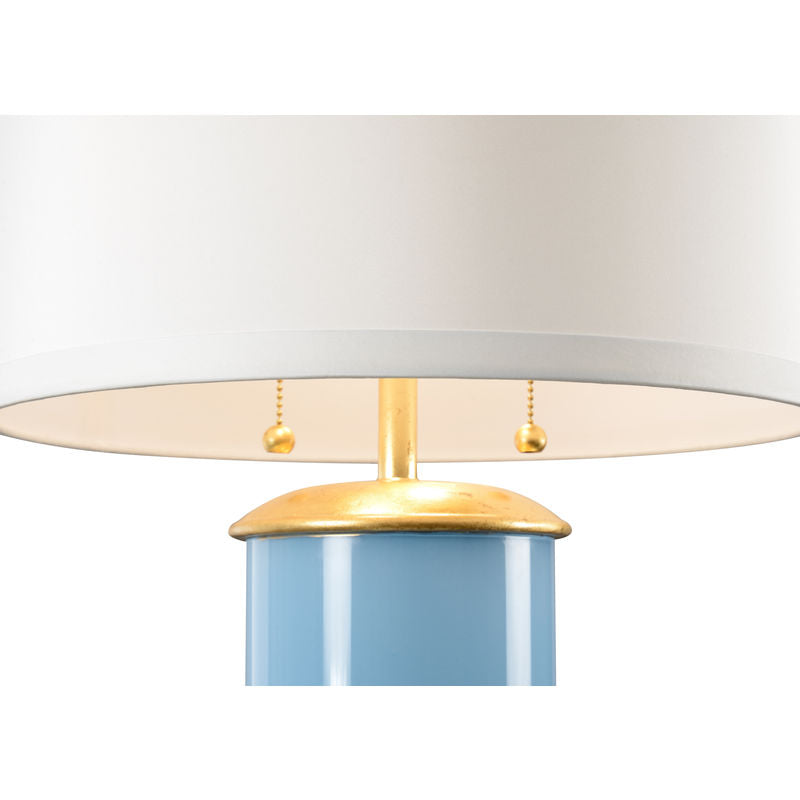 Wildwood Savannah Cylinder Design Glass Table Lamp