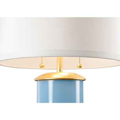 Wildwood Savannah Cylinder Design Glass Table Lamp