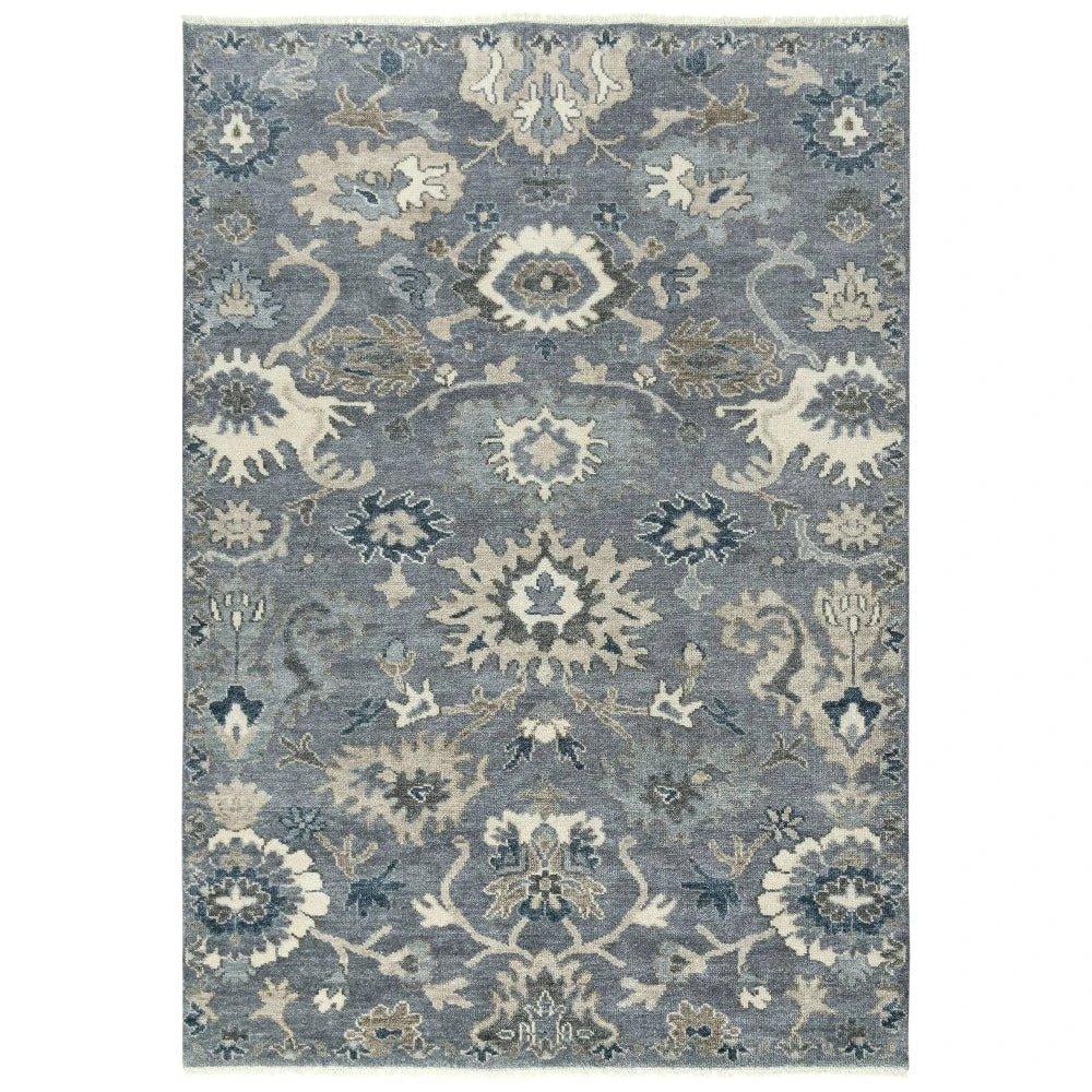 Clep Floral Gray Large Area Rugs For Living Room