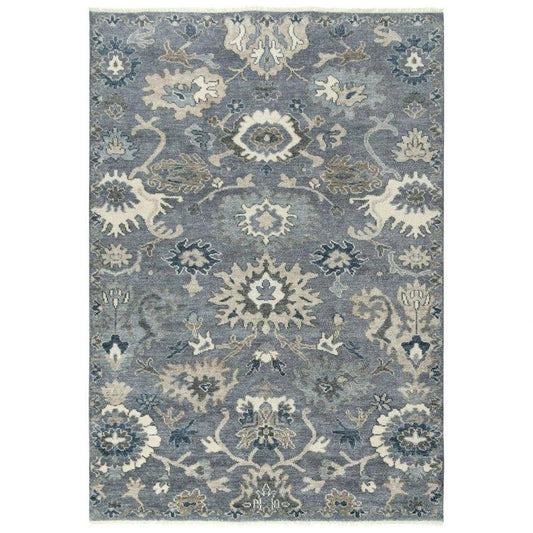 Clep Floral Gray Large Area Rugs For Living Room