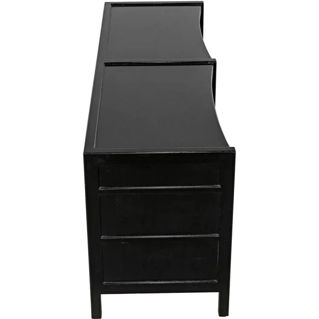 Hampton Six Drawers Wood Dresser -- view 8