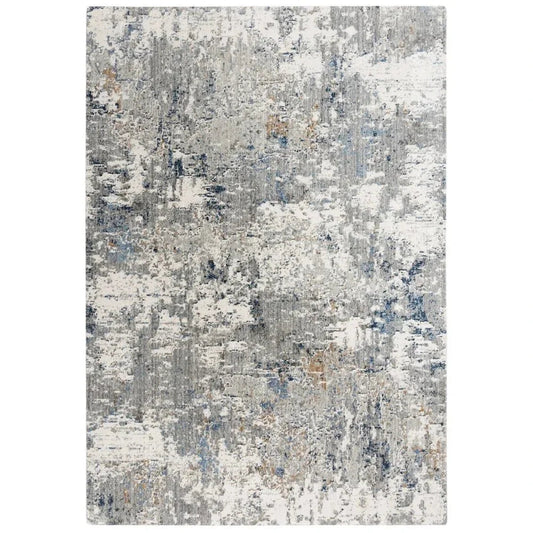 LOOMLAN Amin Abstract Gray/ Blue Large Area Rugs