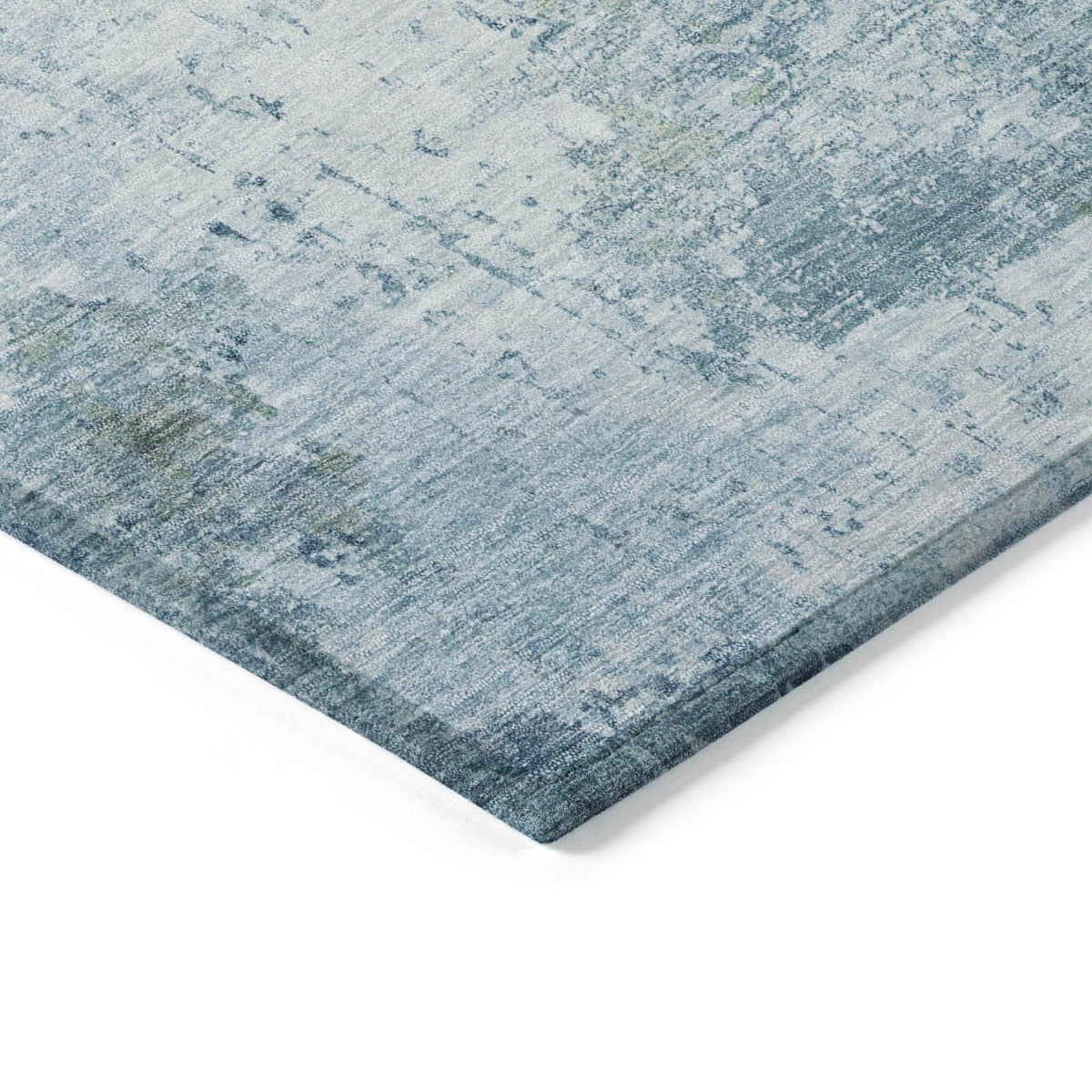 Kaelira Blue Washable Indoor-Outdoor Rug