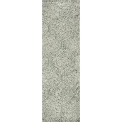 Chil Wool Green Hallway Kitchen Runner Rug - LOOMLAN - LOOMLAN - Area Rugs