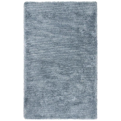 Cues Solid Blue Area Rugs For Living Room