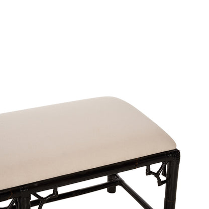 Chippendale Bamboo Rattan Bedroom Bench