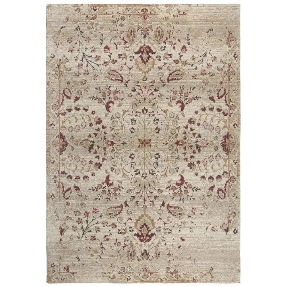 Arin Floral Red Large Area Rugs For Living Room