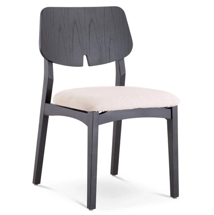 Beth Woven Fabric Armless Dining Chair -- view 7