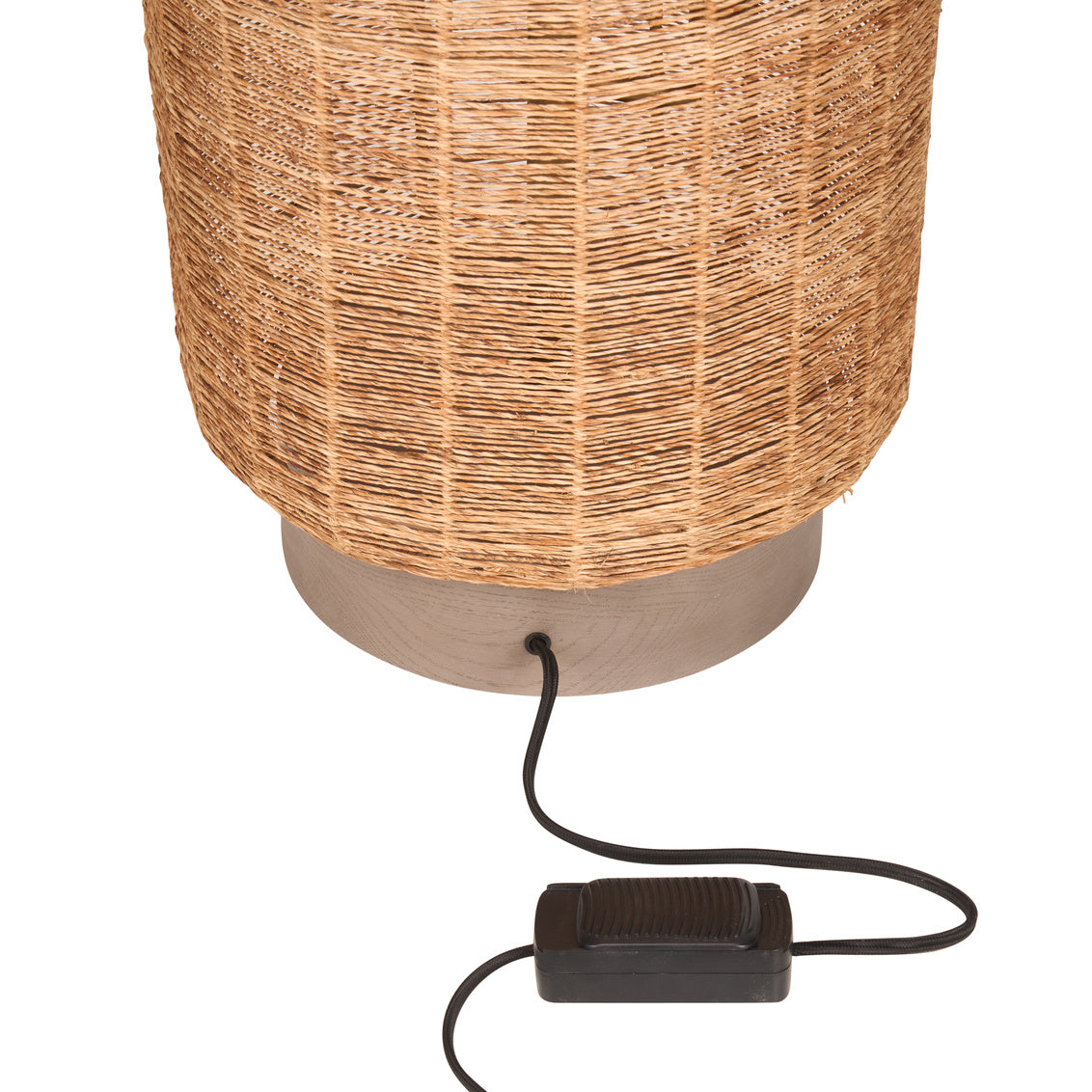 Wildwood Teague Handwoven Raffia Rope Floor Lamp