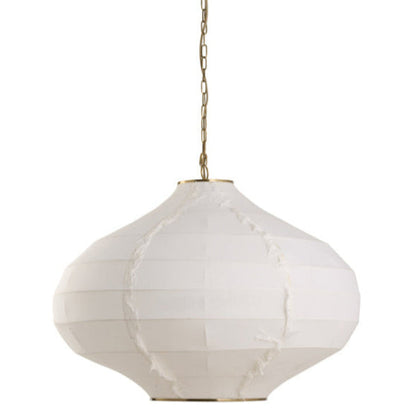 Wildwood Cassidy Linen Fabric Shade White Pendant