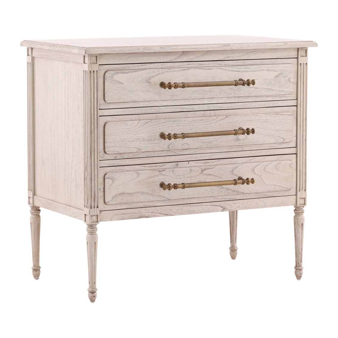 Furniture Classics Lillian Three Drawers Wood Chest