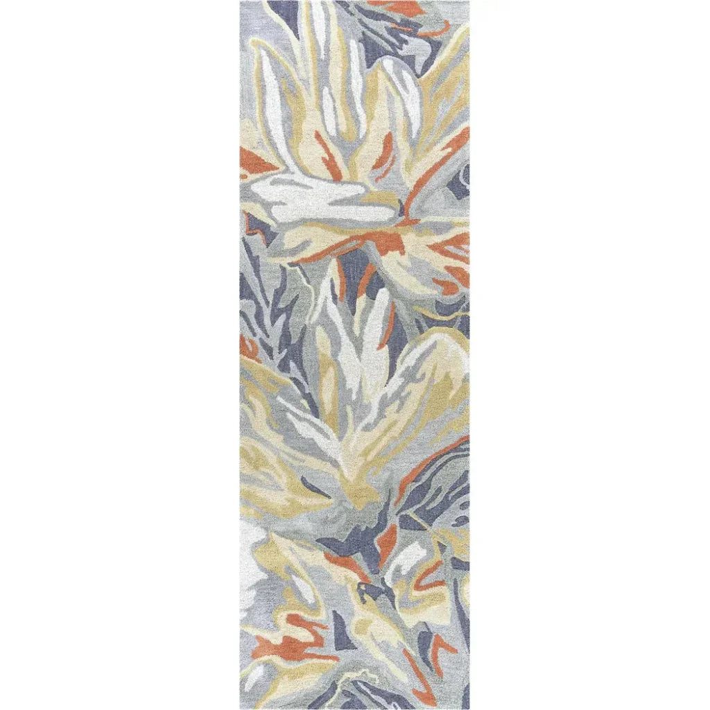 Cang Floral Blue Large Area Rugs For Living Room - LOOMLAN - LOOMLAN - Area Rugs