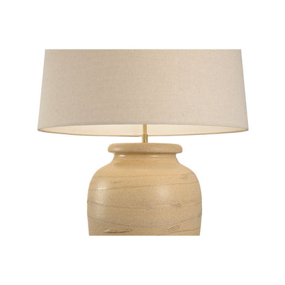 Wildwood Kento Natural Japanese Clay Handcrafted Table Lamp