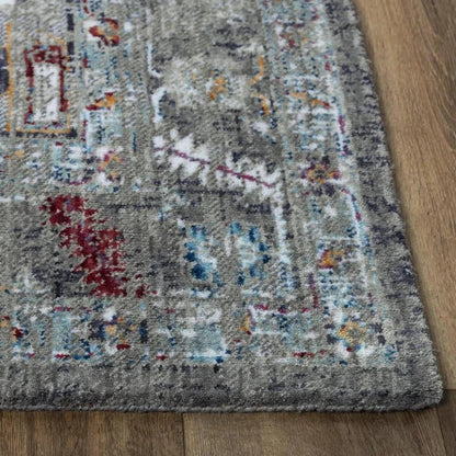 Diff Medallion Gray Large Area Rugs For Living Room -- gray