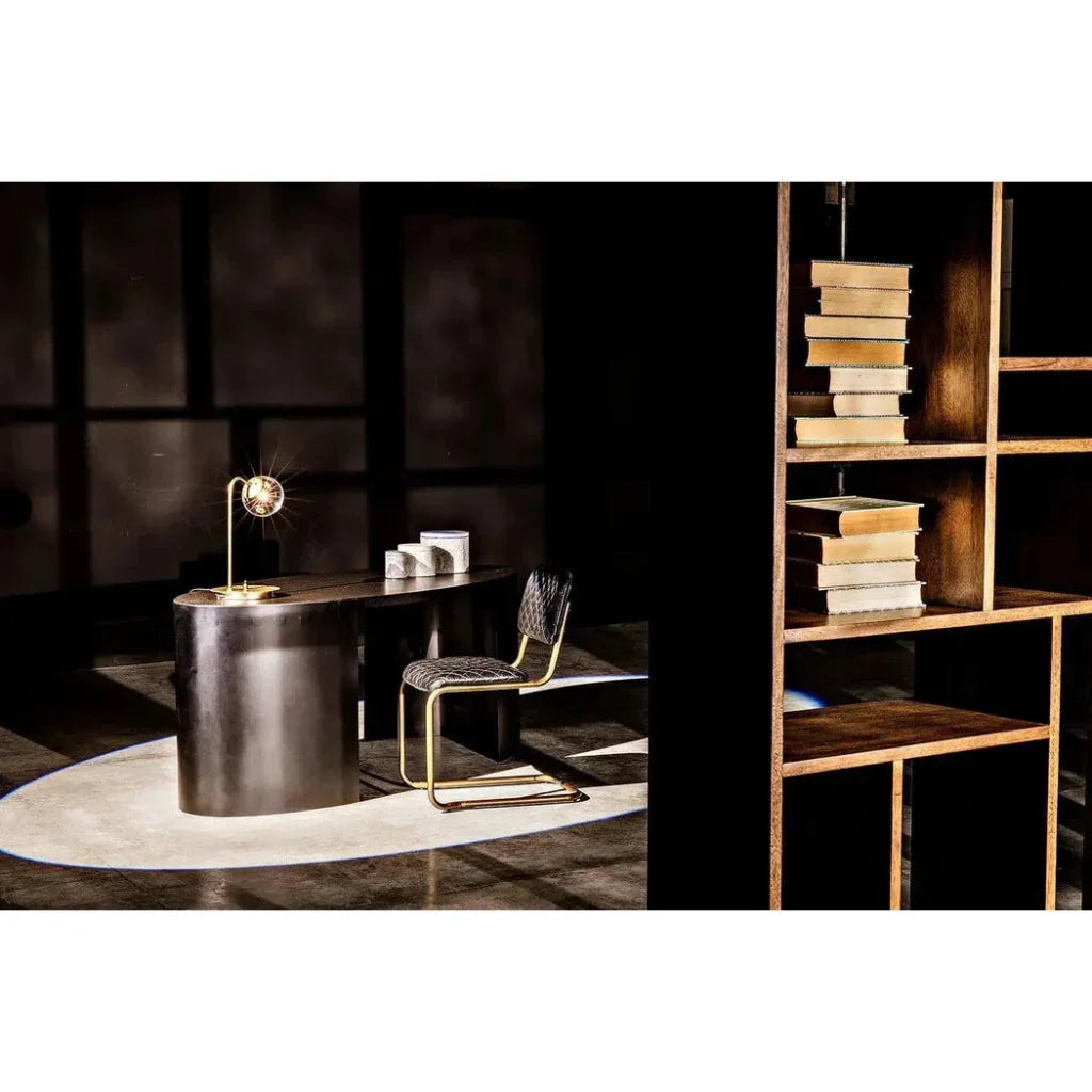 Malic Natural Wood Vertical Shelf -- view 5