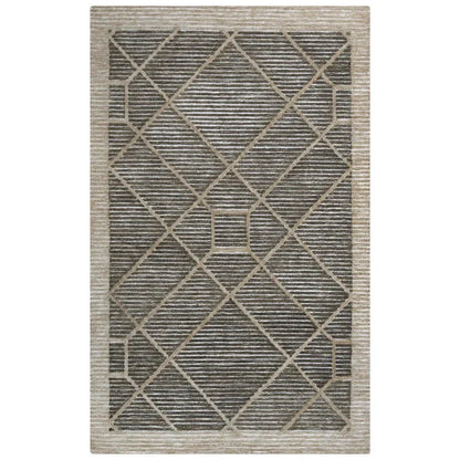 LOOMLAN Dagh 5x7 Indoor Outdoor Brown Patio Rug