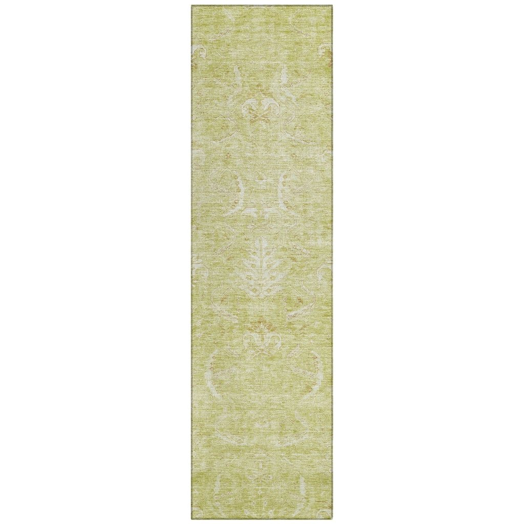LOOMLAN Rugs Dahana Green Washable Indoor-Outdoor Rug