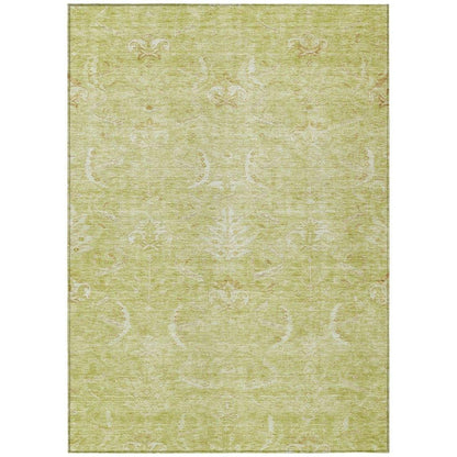 LOOMLAN Rugs Dahana Green Washable Indoor-Outdoor Rug